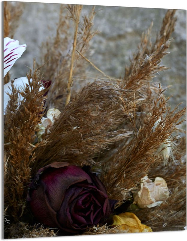 Glasschneidebrett 40x52 Rose