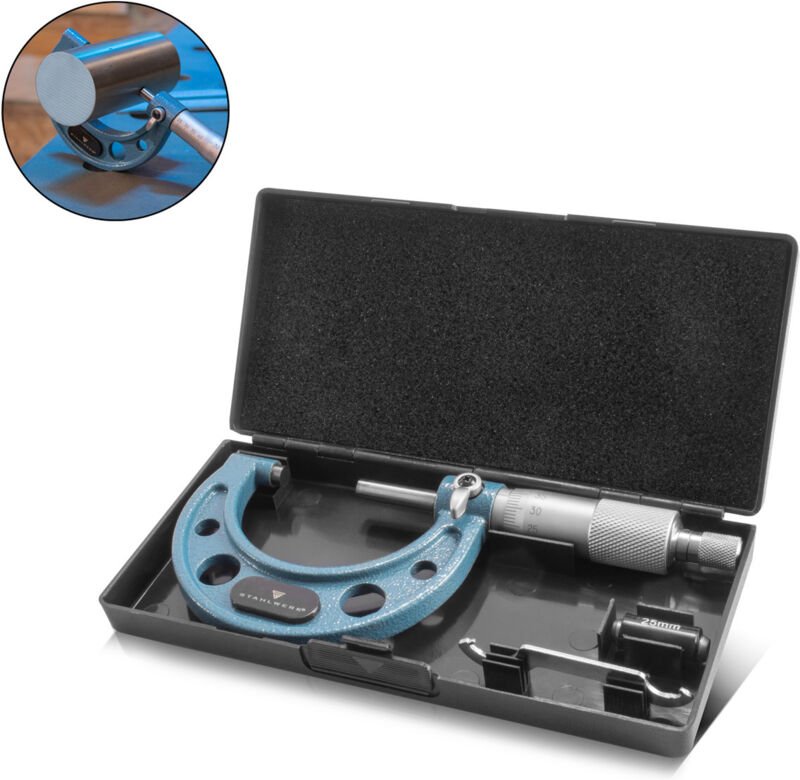 Bügelmessschraube 25-50 mm din 863 Mikrometer Messschraube - Stahlwerk