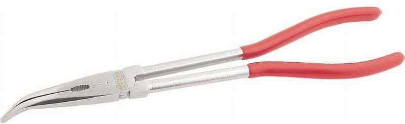 Sam Outillage - Zange halbrunder Schnabel Winkel extra lang sam - 23928CP