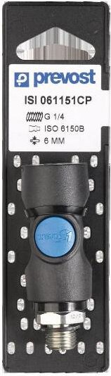 Sicherheitsschnellkupplung männlich PREVOST - 6 mm - 1/4 Gas - ISI061151CP