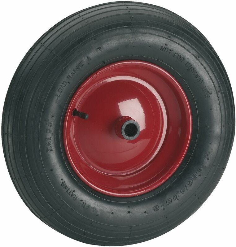 Dörner+helmer - Rad luftbereift 400 mm Stahlfelge 100 mm Nabenbreite