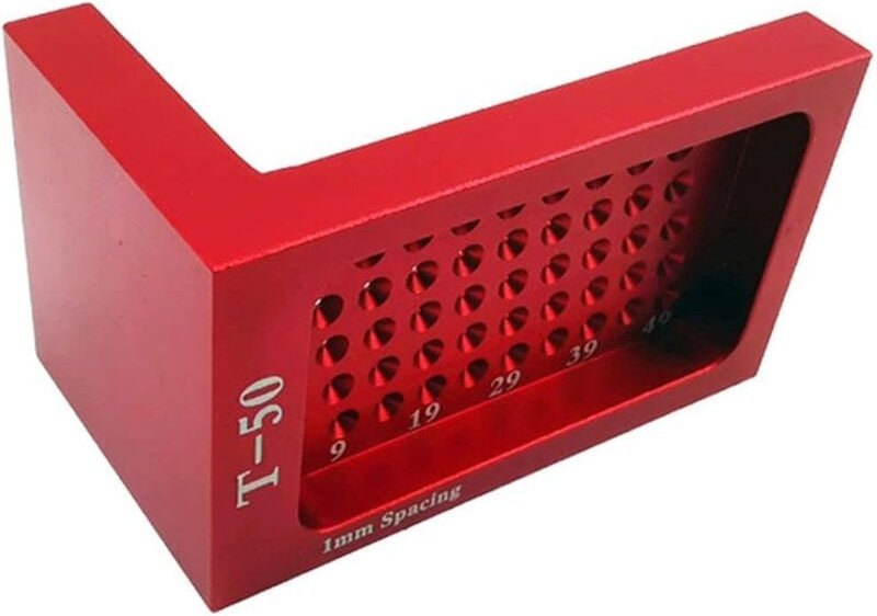 Präzisions-Anreißlineal, Holzbearbeitungslineal, Lochlineal, T-Lineal aus Aluminiumlegierung, Holzbearbeitungswerkzeuge,