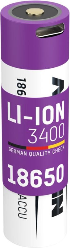 Ansmann - Li-Ion Akku 3.6V mit usb-c Port und Safetyboard, min. 3250 mAh