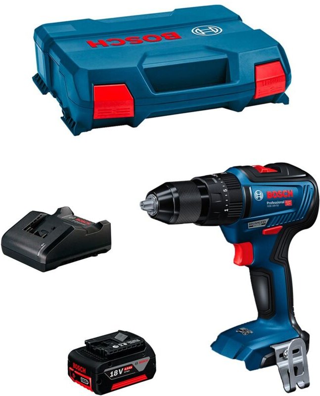 Schlagbohrschrauber Bosch gsb 18V-55 (1 x 4,0 Ah + GAL18V-20 + L-Case)