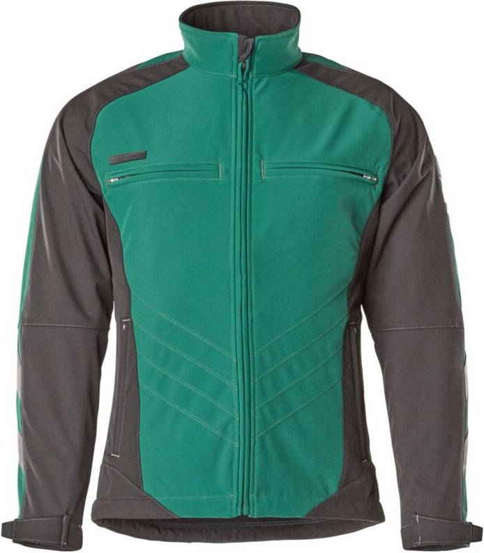 Softshell-Jacke unique Dresden 12002-149 Gr. s grün/schwarz - Mascot