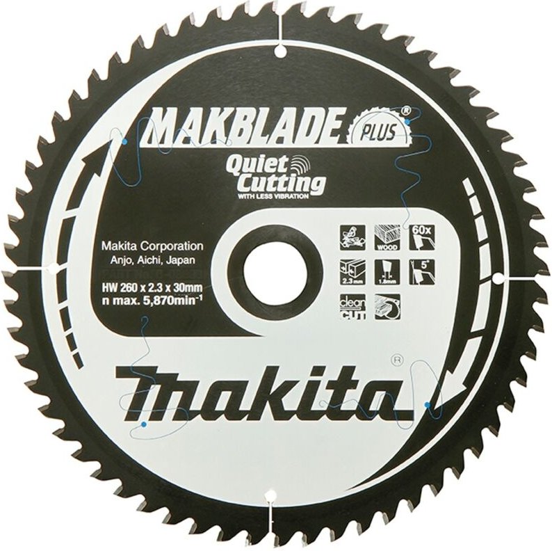 Makita Sägeblatt MAKBLADE 255x30x40Z