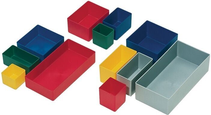 E63-4 blau Einsatzkasten 162 x 108 x 63 mm blau ps für Schubladen u. s - La-ka-pe