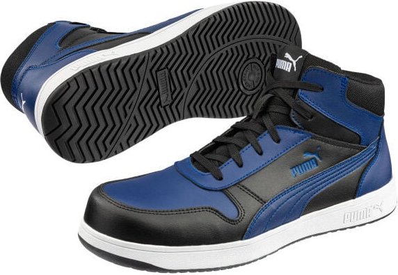 Thumbnail - Puma - Frontcourt Blue/BLK Mid S3L esd fo hro sr Sicherheitshochschuhe - 45 eu