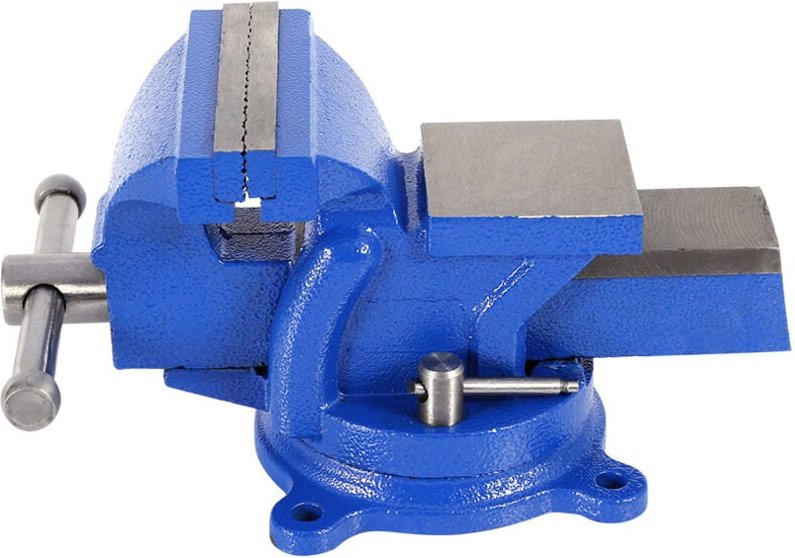 Thumbnail - Robuste 360°-Schraubstock-Werkstattklemme für Ingenieure, 100-mm-Backe, robust - Eosnow