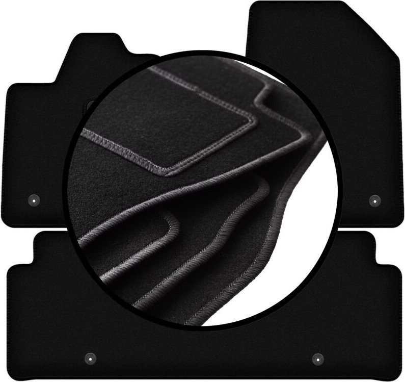 Komplettset Veloursmatten für: Kia EV6 Crossover (2021-)