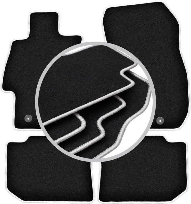 CARLUX-SILVER Autofußmatten für: Subaru Levorg Kombi (2014-)