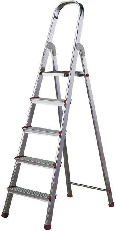 Rolser - Inländische Aluminiumleiter Plus 5 Pelddop003 EN131