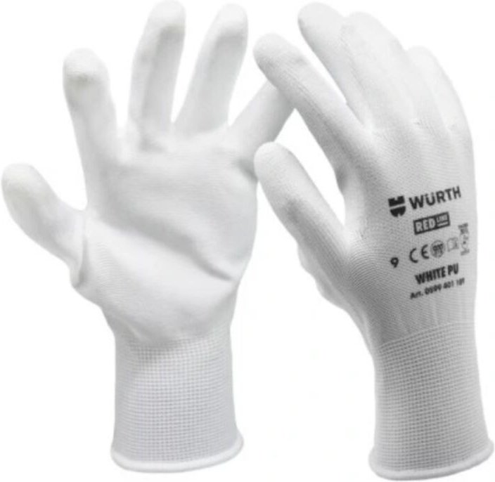 Wurth WEISSE Arbeitsschutzhandschuhe Größe 11