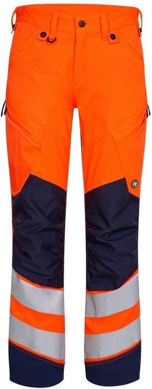 ENGEL Warnschutz Bundhose Safety Herren 2544-314 Gr. 32 orange/blue ink