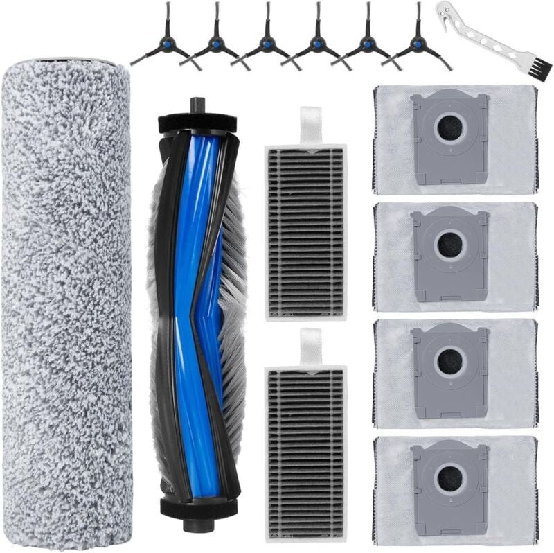 Zubehörset für ECOVACS DEEBOT X8 PRO OMNI / X8 Omni Roboterstaubsauger, Ersatzzubehör (15 Zubehörteile)