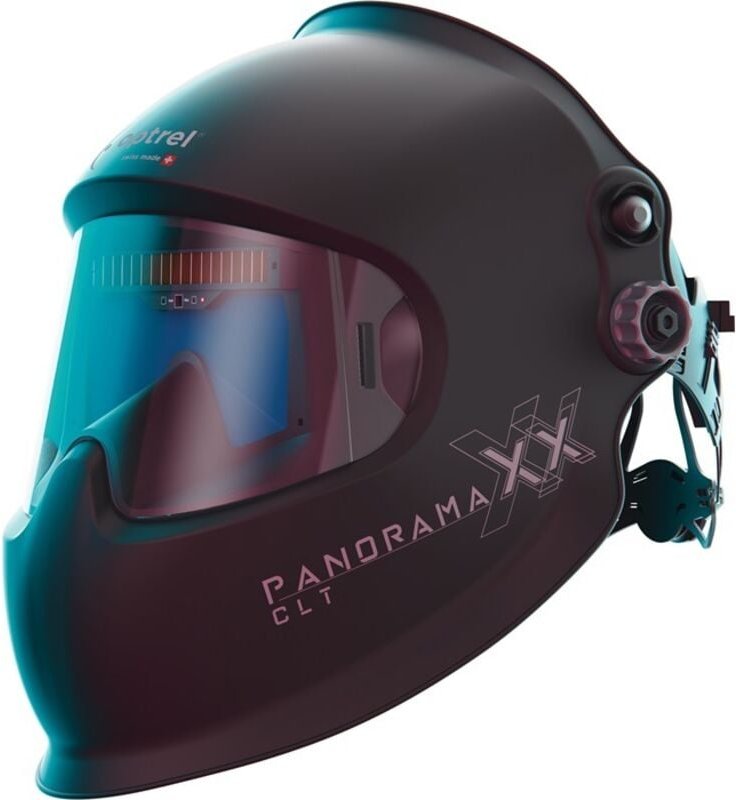 Schweißerschutzhelm Panoramaxx clt Optrel re-charge,IsoFit® headg 180x120mm Krt.