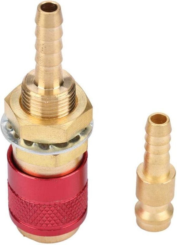 Zoternen - M6 Schnellkupplungsset Schnellkühler für wassergekühlten Gasanschluss für mig WIG-Schweißbrenner für Schweißb...