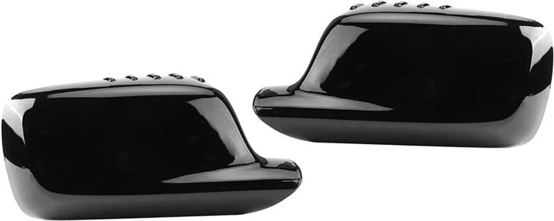 E46 Spiegelkappen,E46 Spiegel,E46,Autospiegel Paar Links Rechts Rückspiegelabdeckung 51167074236 Passend Für E46 323Ci 3...