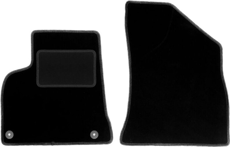 Vordere Matten schwarz für: Peugeot 5008 I 7-Sitzer (2009-2017)