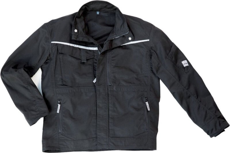 Excess Arbeitsjacke Champ, Gr. m, schwarz/schwarz