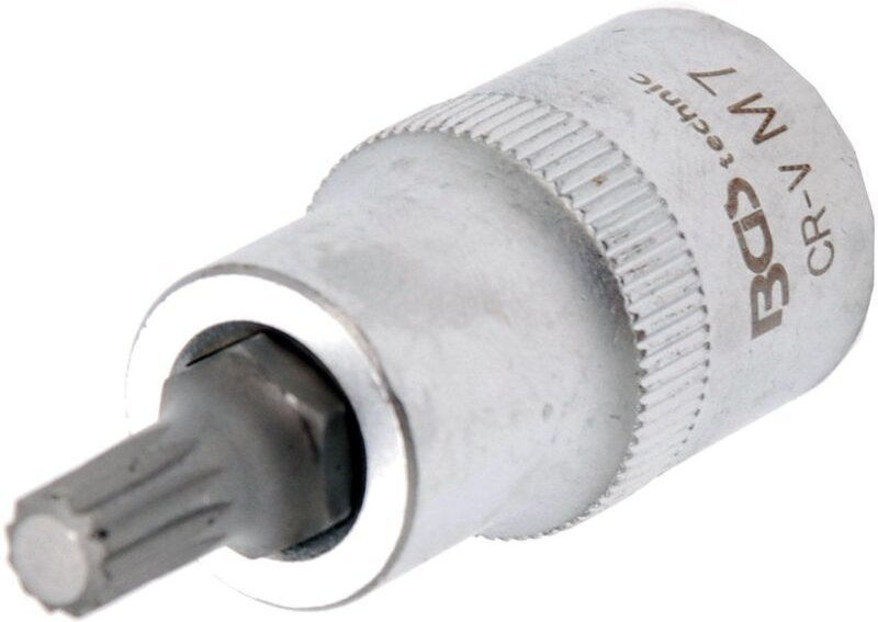 Bgs Technic - Bit-Einsatz Antrieb Innenvierkant 12,5 mm (1/2') Innenvielzahn (für xzn) M7