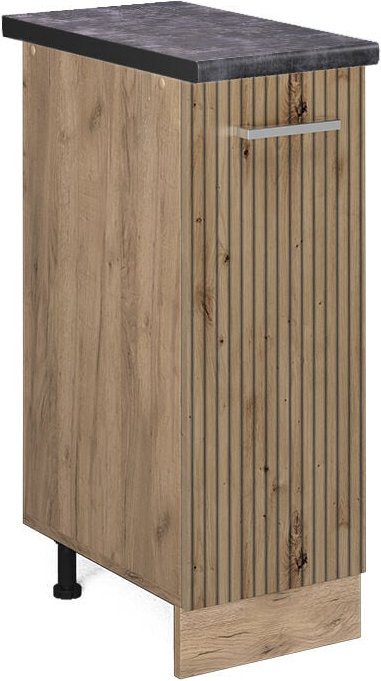 Vicco - Apothekerschrank R-Line, Artisan-Eiche, 30 cm , ap Anthrazit