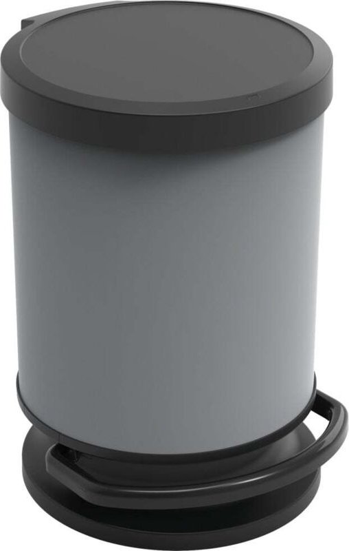 Rotho Treteimer Paso 20 L rund schwarzgrau