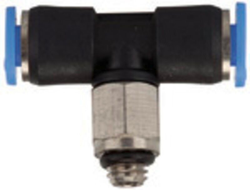 Riegler - T-Steckverschraubung »Blaue Serie« mini, drehbar, M3