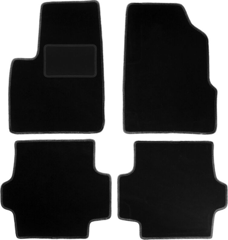 Schwarze Velours-Fußmatten für: Chrysler Pacifica SUV (2003-2008)