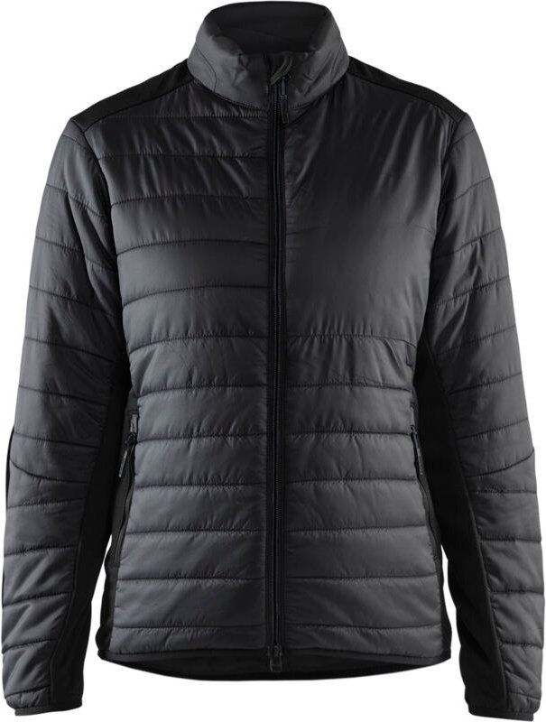 Steppjacke für Damen, gefüttert, Arbeitsschutz 4715 - Schwarz/Dunkelgrau XXL