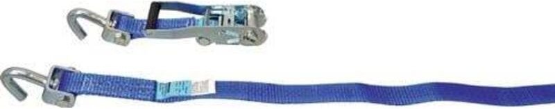 PKW-Zurrgurt din en 12195-2 Länge 2,6 m Breite 35 mm mit Handhebel + Fingerwirbelhaken lc u 3000 daN
