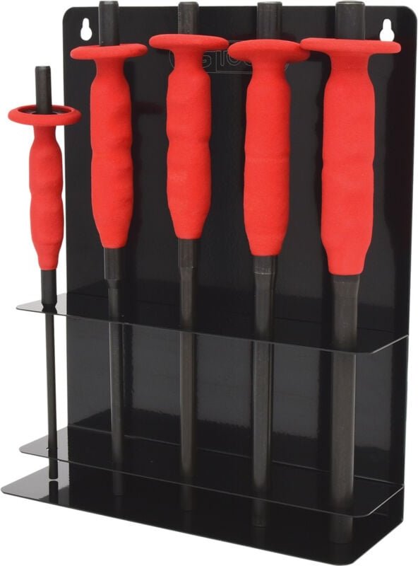 Ks Tools Splintentreibersatz mit Handschutzgriff, 5-tlg. 6-14 mm