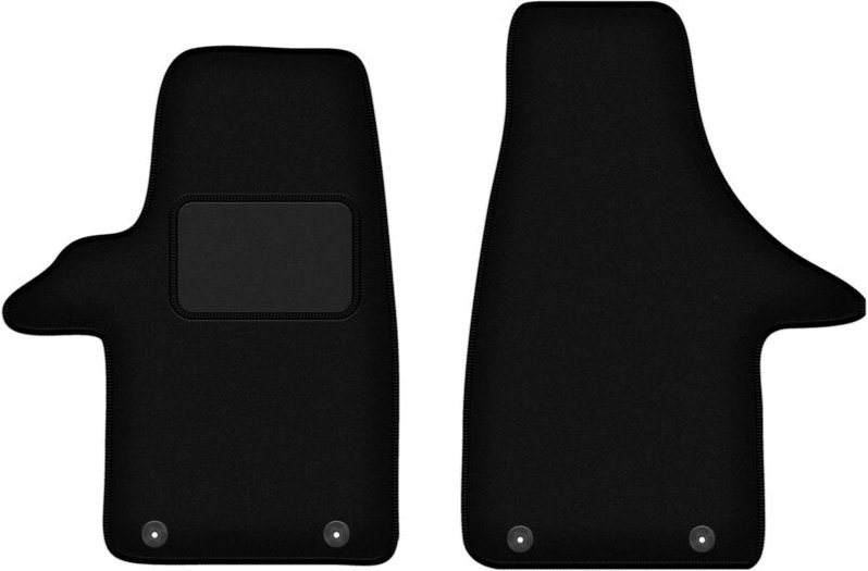 Vordermatten schwarz für: Volkswagen Transporter T5 Multivan Van (2005-2015)