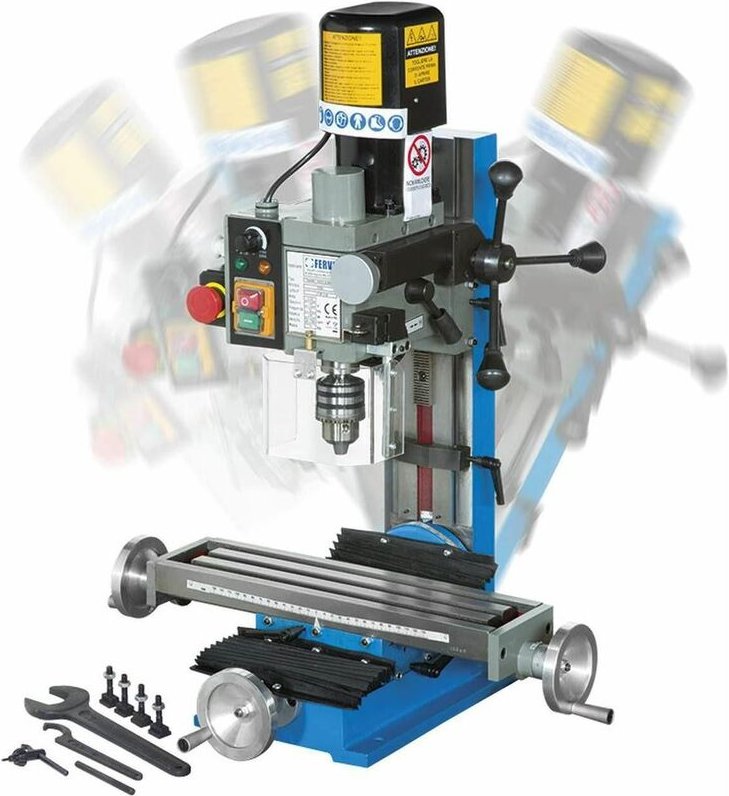 Bohrmaschine fräsmaschine metallbearbeitung Fervi T058