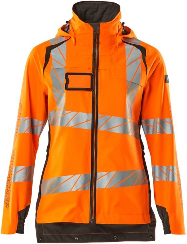 Accelerate safe Damen Hard Shell Jacke 19011-449 Gr. l hi-vis orange/dunkelanthrazit - Mascot