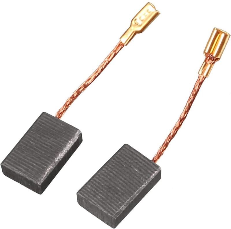 Thumbnail - Sourcing map Kohlebürsten für Elektromotoren, Bohrwerkzeug, 15 mm x 10 mm x 5 mm, ohne Feder, 100 Paar