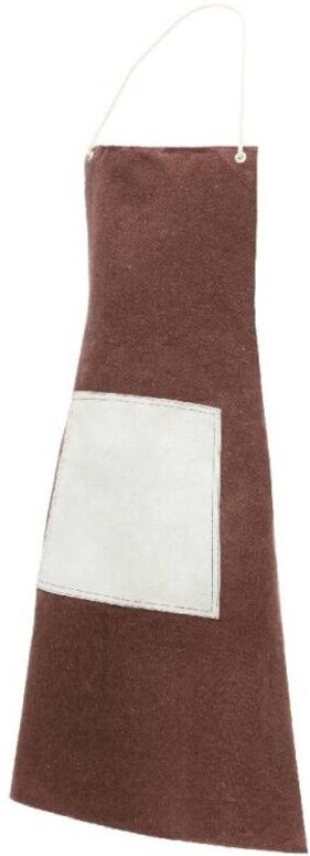 Segeltuchschürze 80 x 100 cm Segeltuchschürze, rotbraun, (2202)