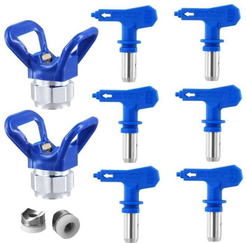 Sjqka - Airless-Farbspritzdüsen, Umkehrdüsensatz, 6 Größen (211/315/417/517/515/523) für Wohn- und Bauwesen