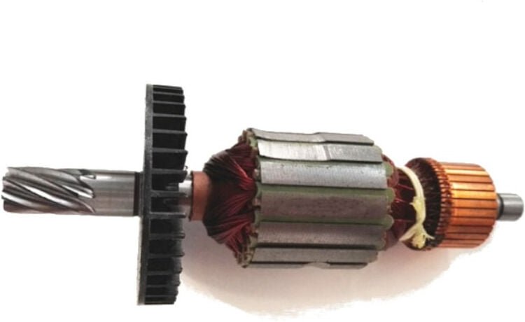 Anker Rotor Motor Ersatzteil mit Lüfter kompatibel mit Makita HM1306 Abbruchhammer ersetzt 517773-3 - Trade-shop