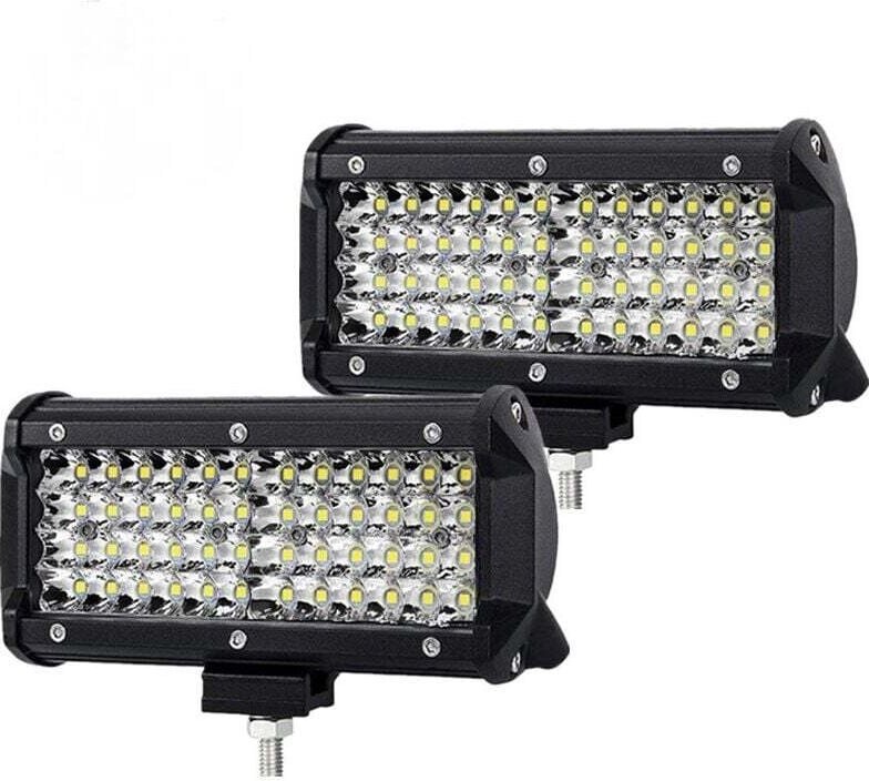 Thumbnail - Famille - gabrielle 7-Zoll-LED-Arbeitsscheinwerfer, 144 w, 14400 lm, 6000 k, Traktorbeleuchtung, LED-Leiste, 4x4-Nebelsc...