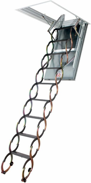 Matisère - Bodentreppe 3,20m mit Brandschutz 60 min - Deckenöffnung 60x120cm - LSF60120-320