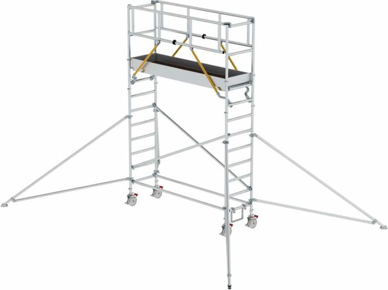 MUNK Rollgerüst SG mit Ausleger 0,75x2,45m Plattform 5,07m AH