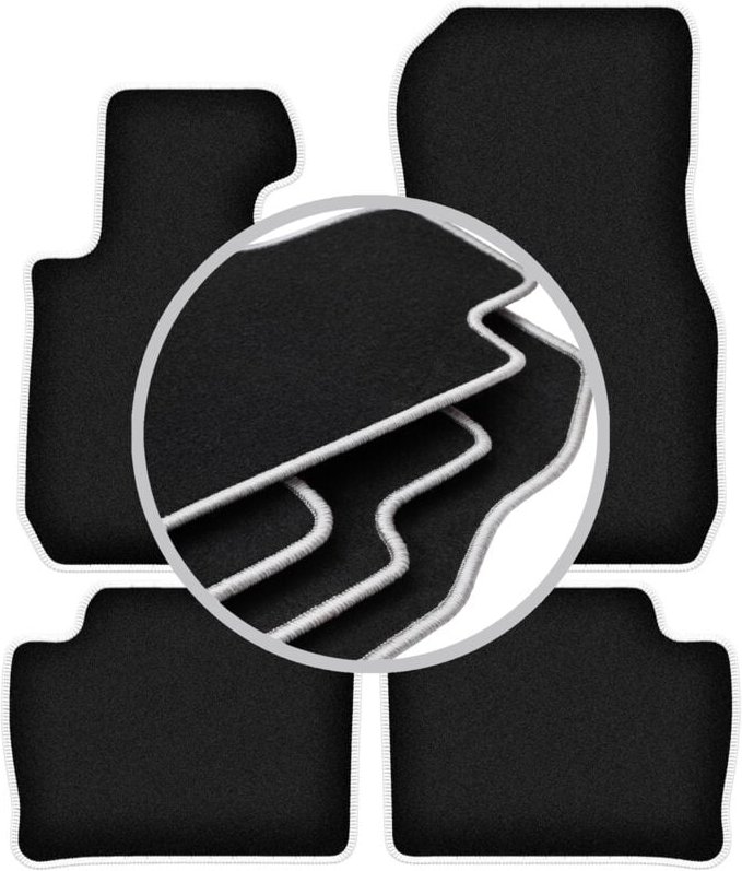 CARLUX-SILVER Autofußmatten für: BMW 3 G20 Limousine (2018-)