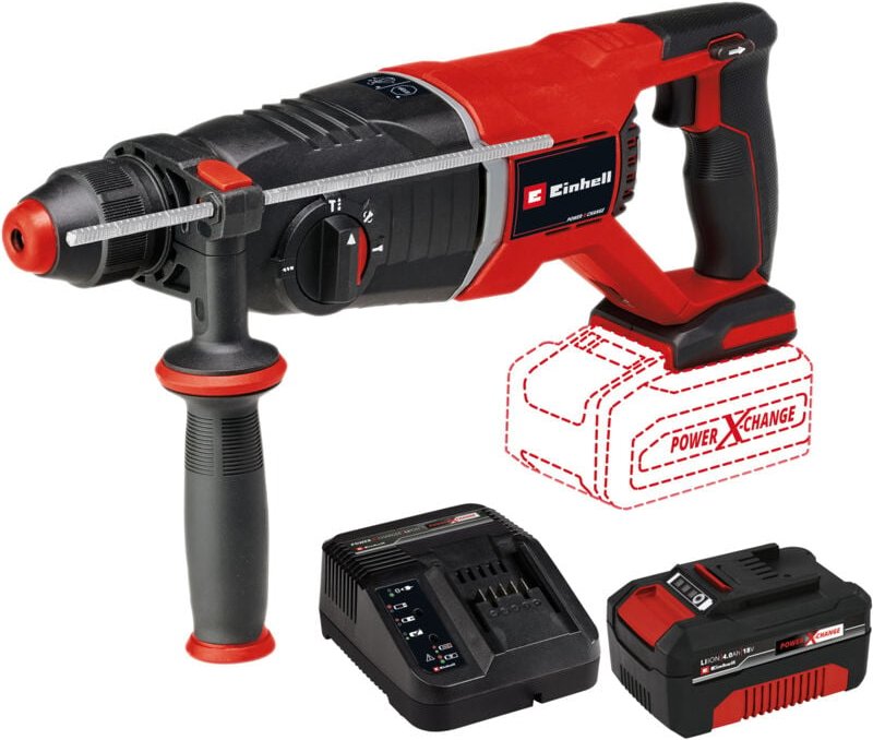 Thumbnail - EINHELL PROFESSIONAL Akku-Bohrhammer TP-HD 18/26 D Li BL Kit (1x 4,0 Ah)