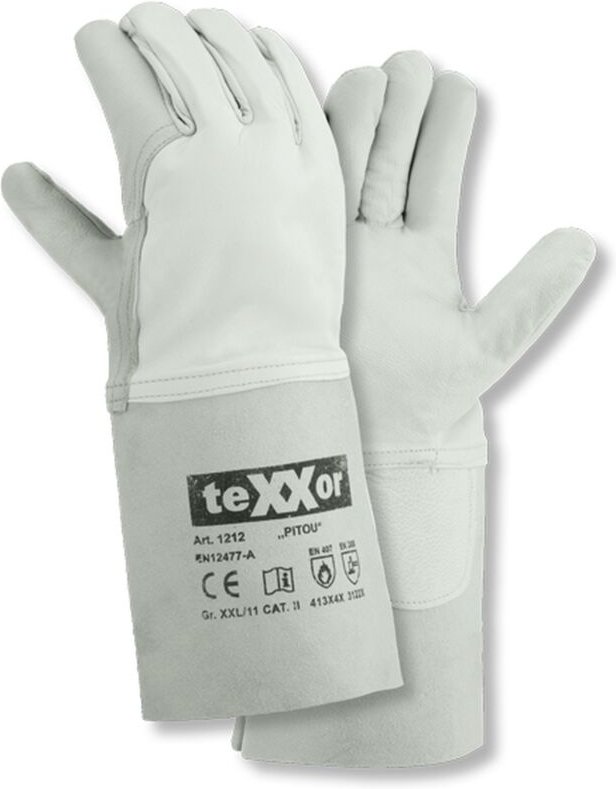 teXXor® Schweißerhandschuhe PITOU, Natur