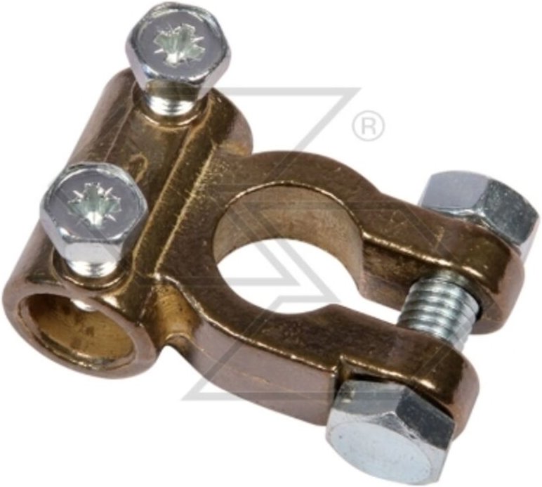 Messing-Batterieklemme Minuspol cod. A28223