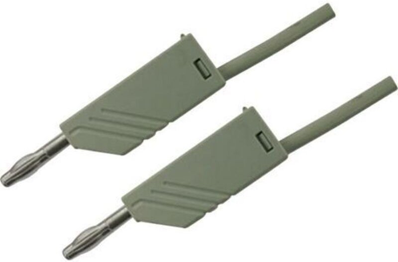 Mln 150/2,5 gr Messleitung Lamellenstecker 4 mm Lamellenstecker 4 mm 1.50 m Grau 1 St - Sks Hirschmann