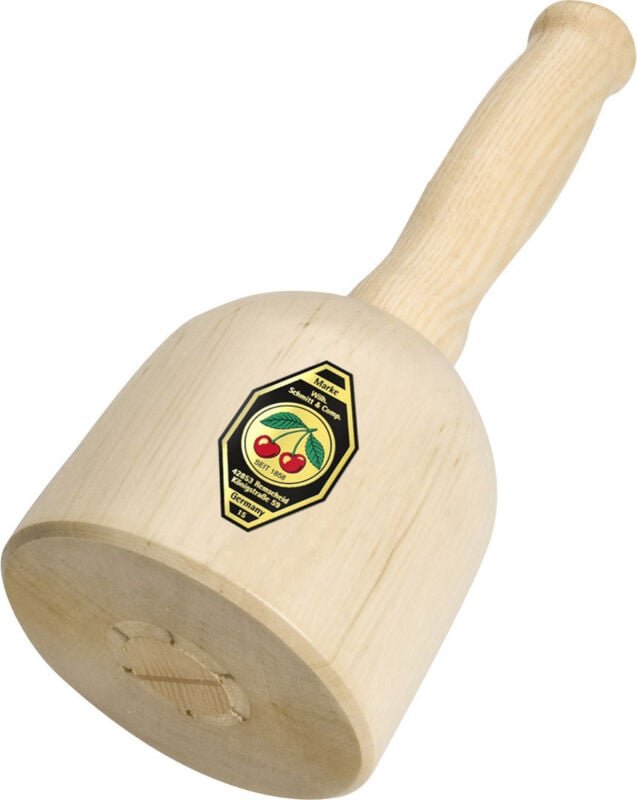 Kirschen - Bildhauerklüpfel (Klopfholz) aus Weißbuche, ø 80 mm - 3500080