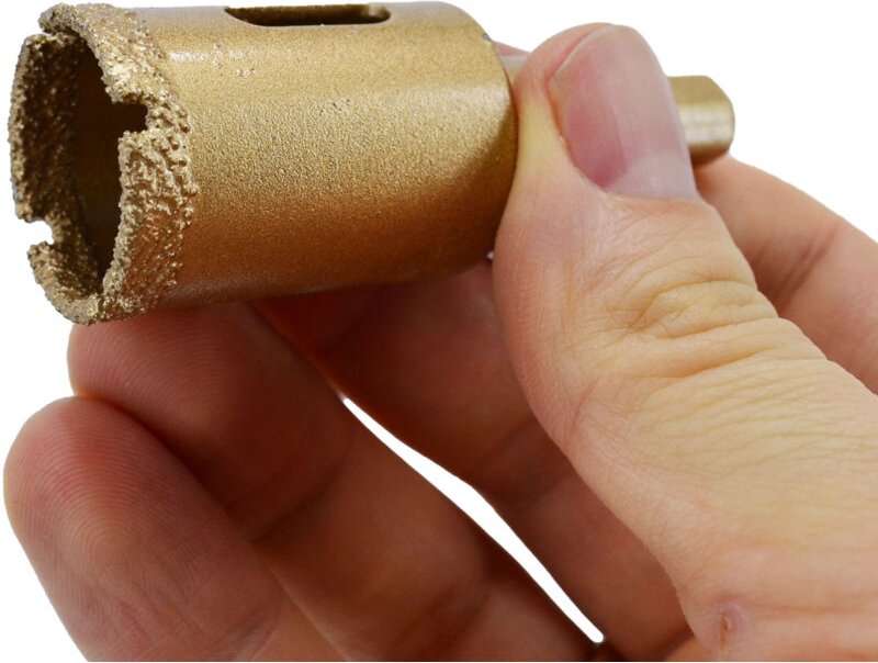 Thumbnail - Awtools, 105 mm, Diamantbohrkrone, für große Löcher in Porzellan und Marmor, sauberer Schnitt ohne Ausbrüche, profession...