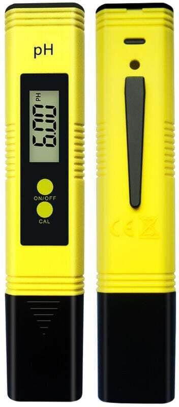 Tester di pH professionale KZQ funzione di calibrazione automatica e intervallo di misurazione 0,00-14,00 per acqua, acq...
